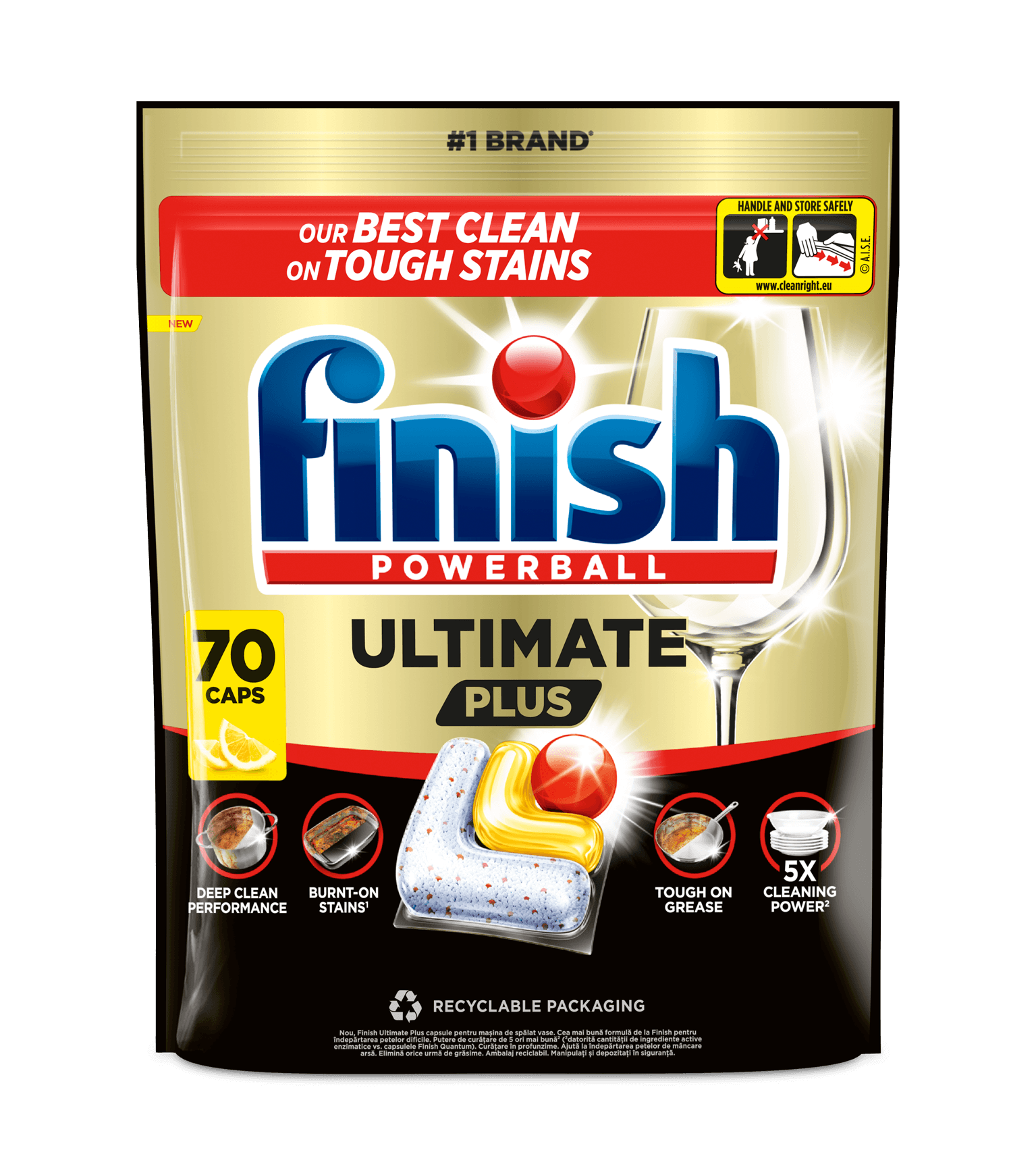 Finish Ultimate Plus all in 1 Lemon od 70 kapsula